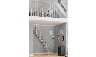 Indoor Modular Staircase Dublin (M) - 180° Turn