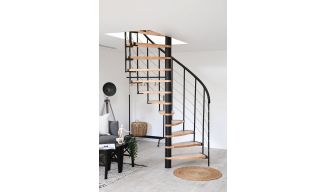 Space Saving Semicircular Staircase - Helios